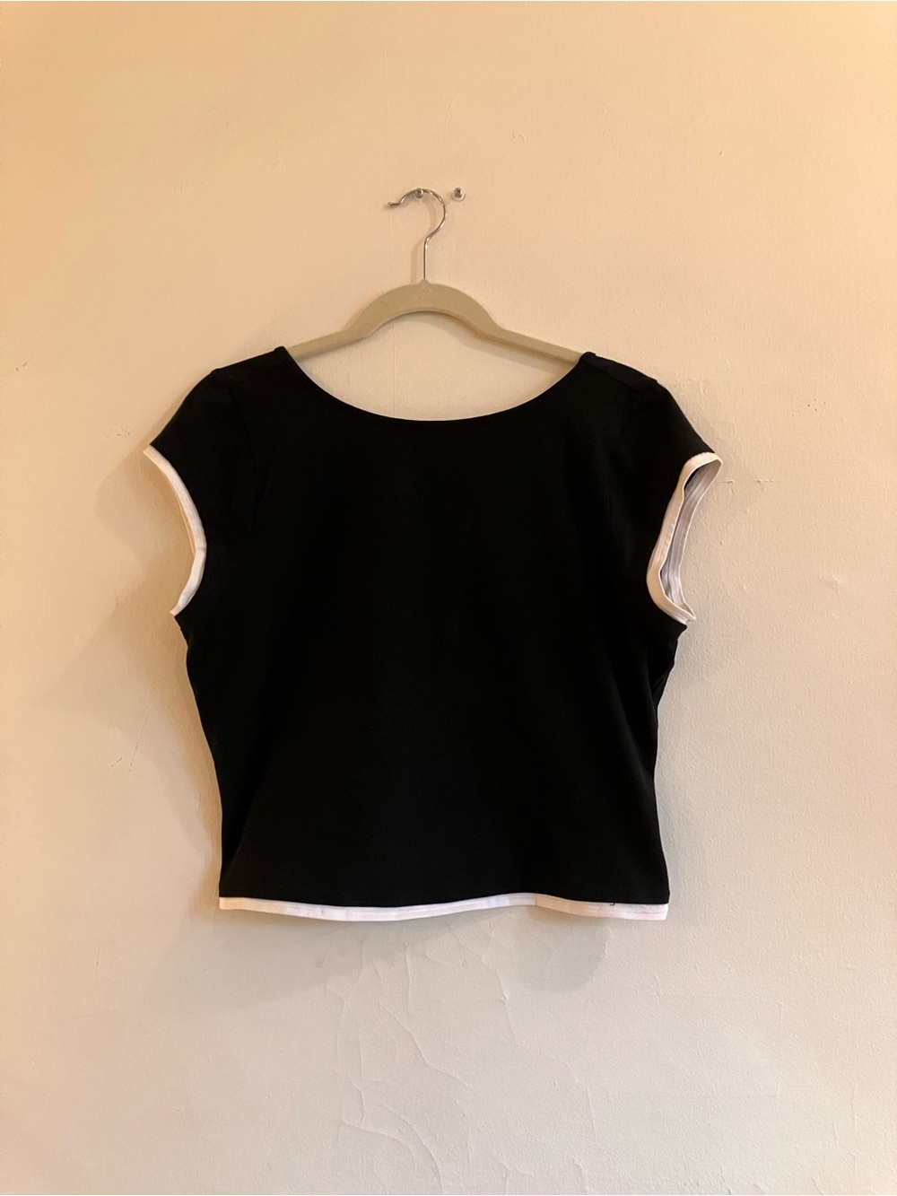 Urban Outfitters out from under cotton compression scoop back layered tee XL